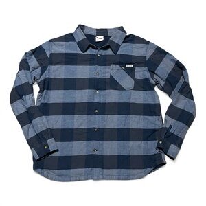 Fleece Lined Columbia EXTRA LARGE Cornell Woods Flannel Plaid Shirt XL Jacket